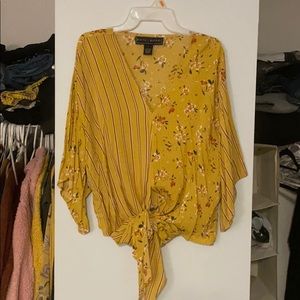 Mustard Yellow Blouse